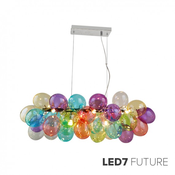 Innerspace - Long Bubbles Chandelier